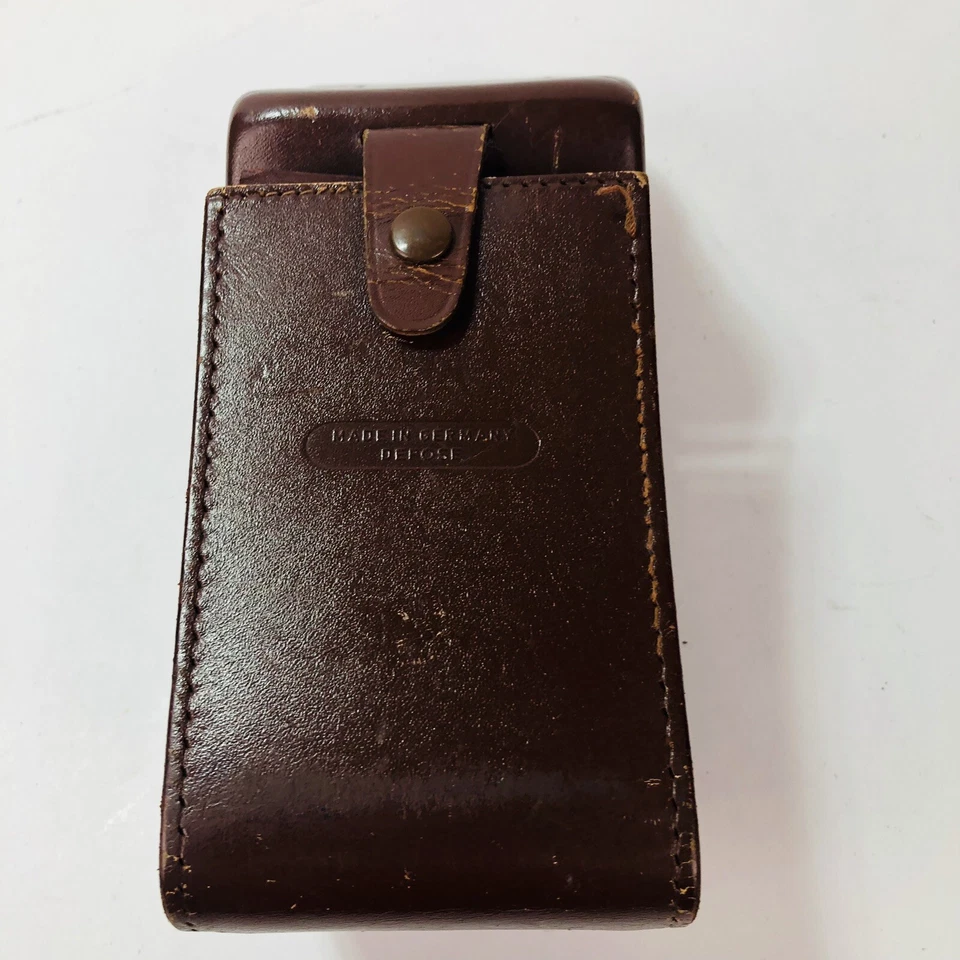 Estuche frontal de cuero marrón Rolleiflex para cámara TLR Ever Ready [SOLO ESTUCHE FRONTAL] Foto 3 de 4