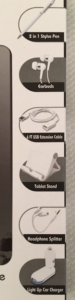 NIB Digital Gadgets Universal Starter Kit For Mobile Device With 6 Accessories - Image 2 of 4