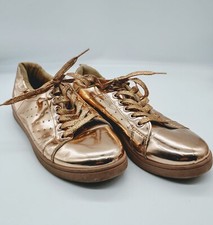 Rue 21 Etc pink gold  Sport Shoes size L 8-9  Pre Owned, Good Condition
