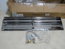 Stanbroil Stainless Steel Natural Gas Fireplace Dual Flame Pan Burner Kit 26.5"