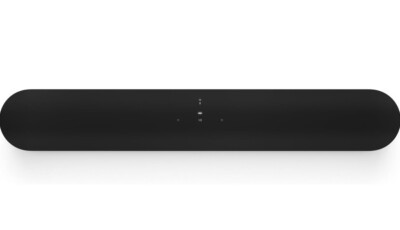 Sonos Beam (Gen 2) Smart Compact Wireless Dolby Atmos Powered TV Soundbar, Black