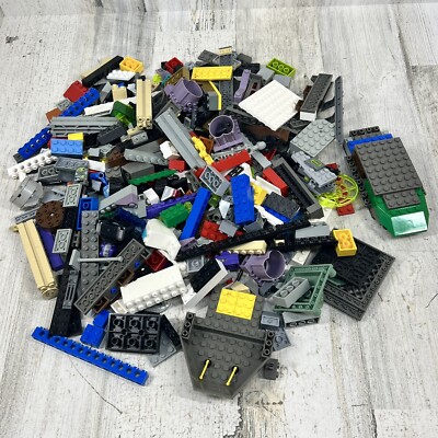 LEGO Bulk Lot of 2 Pounds BUILDING BRICKS Genuine 2lbs Mixed Bag (A)