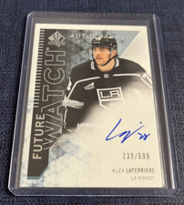 23/24 UD SP AUTHENTIC FUTURE WATCH AUTO #RFWA-AL ALEX LAFERRIERE/699 LA KINGS