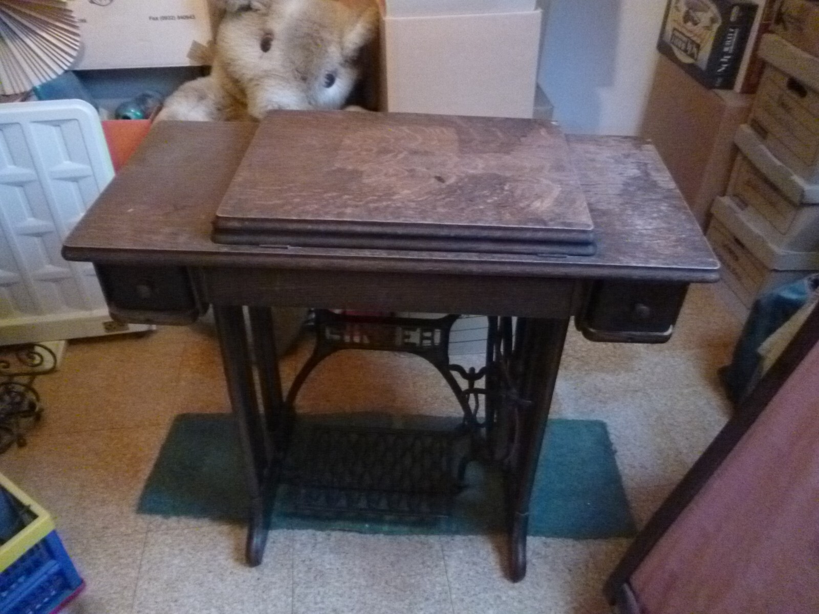 Vintage 1929 Singer 66K Treadle Sewing Machine in good working order. eBay