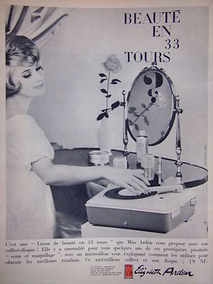 WERBUNG 1961 ELIZABETH ARDEN BEAUTY IN 33 TOURS - ADVERTISING