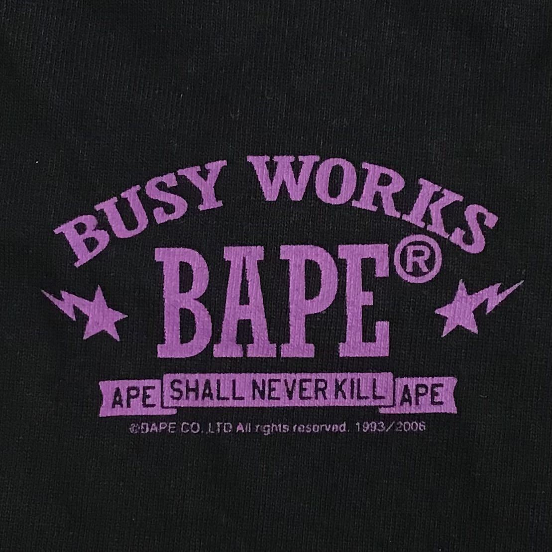 BAPE Swarovski College Logo T shirt Black A Bathing Ape Size M