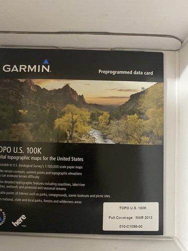 New Garmin eTrex 20x 2.2" GPS Bundle +case, 100K Topo U.S microSD Card - Picture 6 of 8