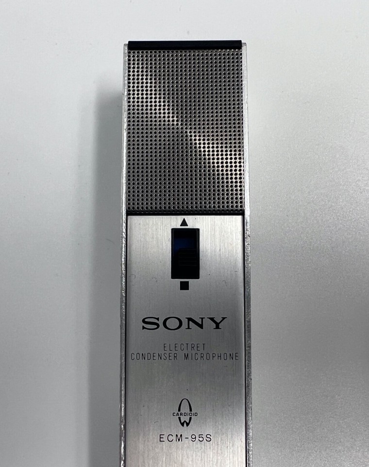 Vintage SONY ECM95S Electret Condenser Microphone eBay