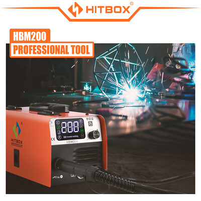 HITBOX 110V 3 IN 1 Portable MIG Welder ARC LIFT TIG MIG Gasless Welding Machine