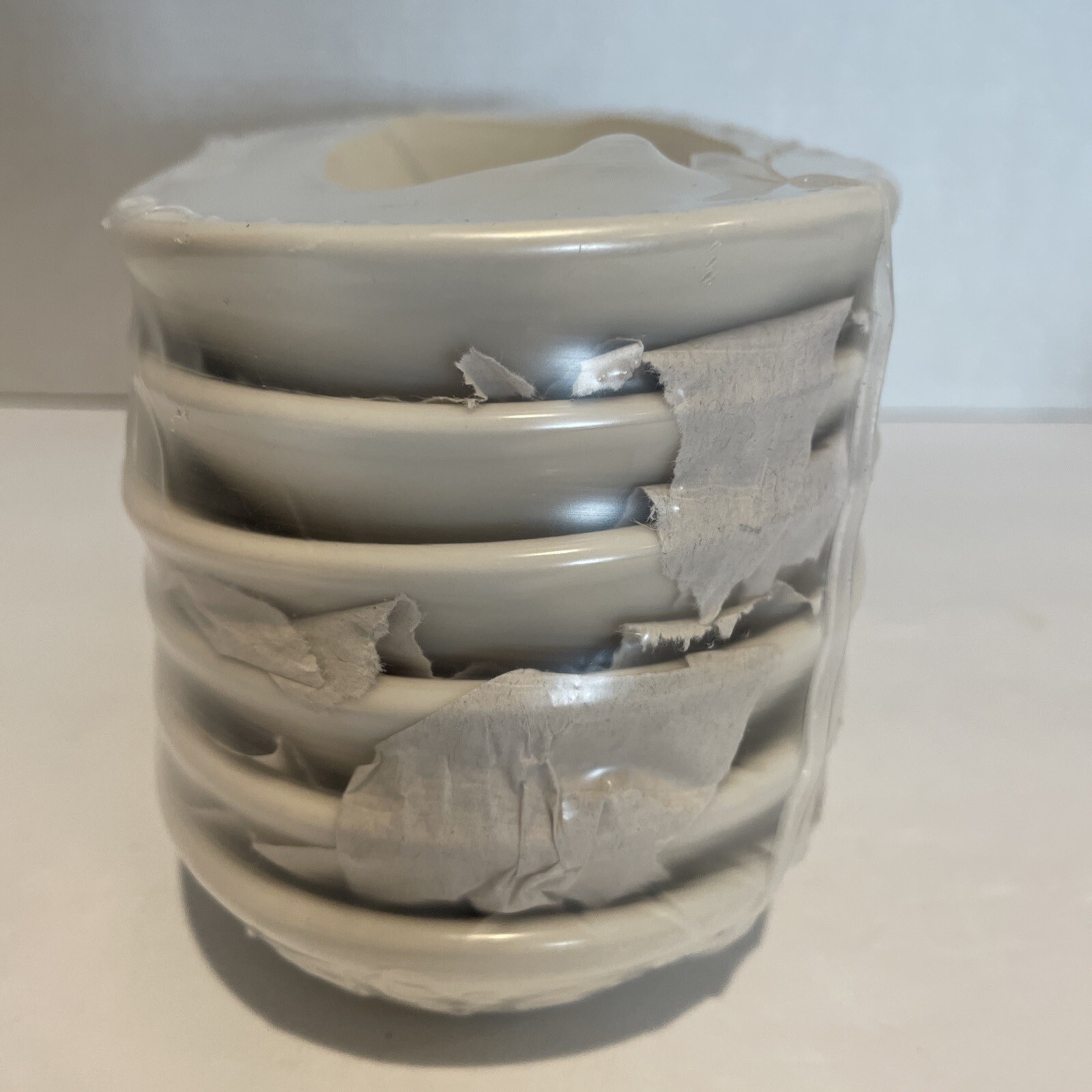 NEW Tuxton Au Gratin Baking Casserole Dishes Stoneware Oval White Lot of 6