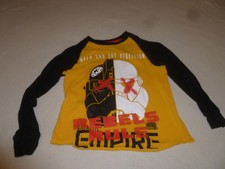 STAR WARS REBELS RULE EMPIRE SHIRT SIZE MEDIUM BOY KID LONG SLEEVE 8 TEE RETRO