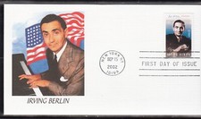 U.S.  Fleetwood 3669- Irving Berlin FDC