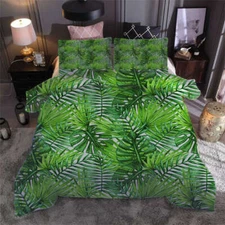 Green good branches3D Print Duvet Quilt Doona Covers Pillow Case Bedding Sets