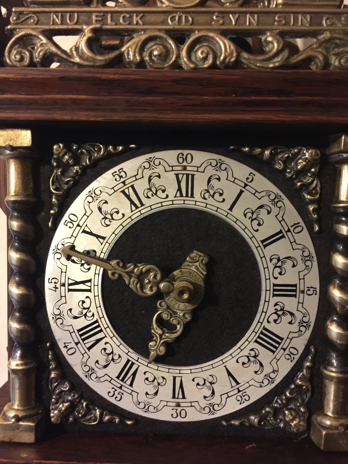 vintage 1960s/70s original chiming dutch weight driven wall clock eBay