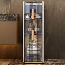 Narrow Slim Storage Bathroom Floor Cabinet Standing Toilet Paper Holder Cabinet