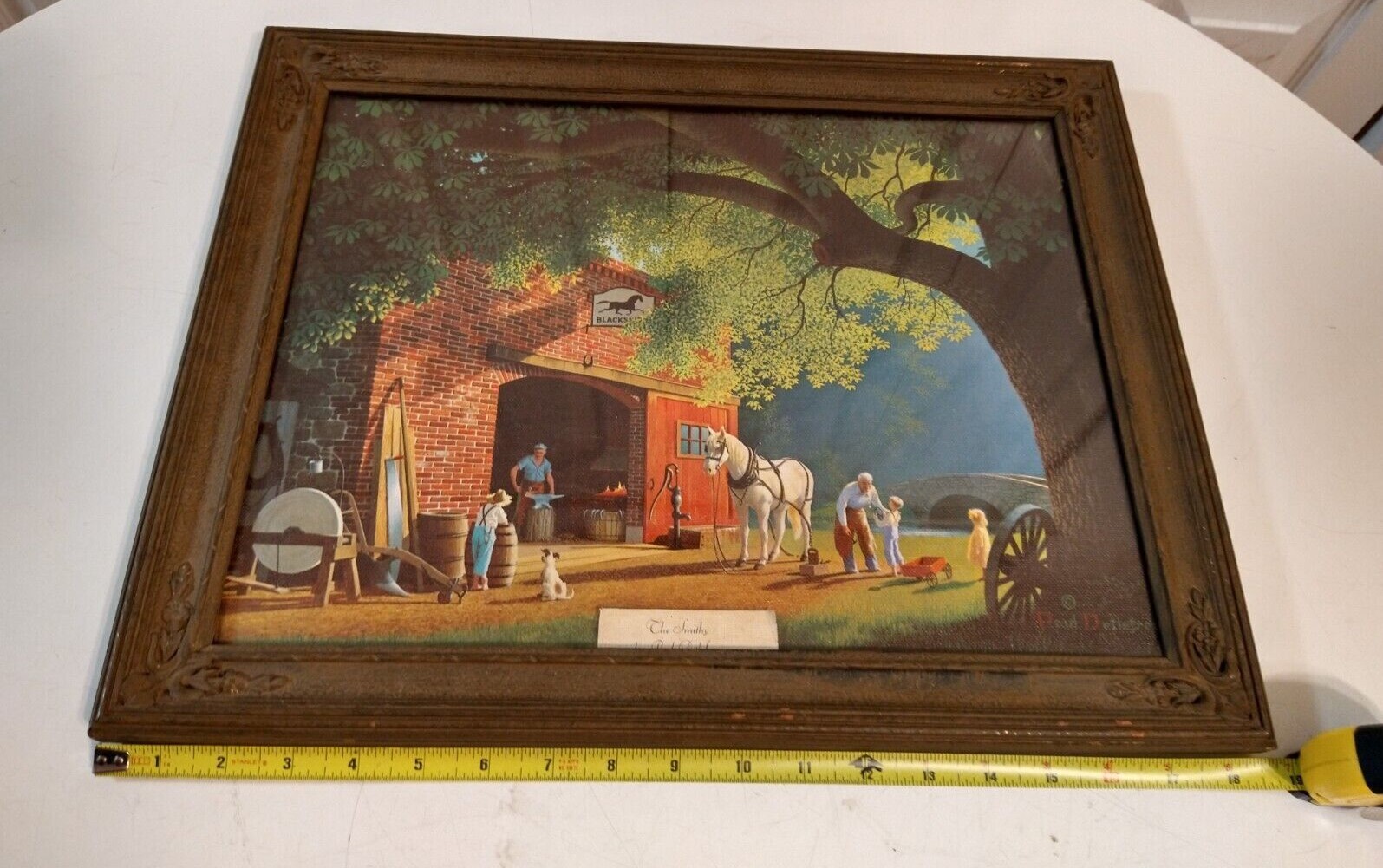 Vintage The Smithy by Paul Detlefsen Framed Print eBay