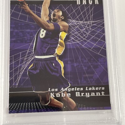 2000 KOBE BRYANT Fleer GAME TIME “ATTACK THE RACK” LAKERS #AR3 PSA