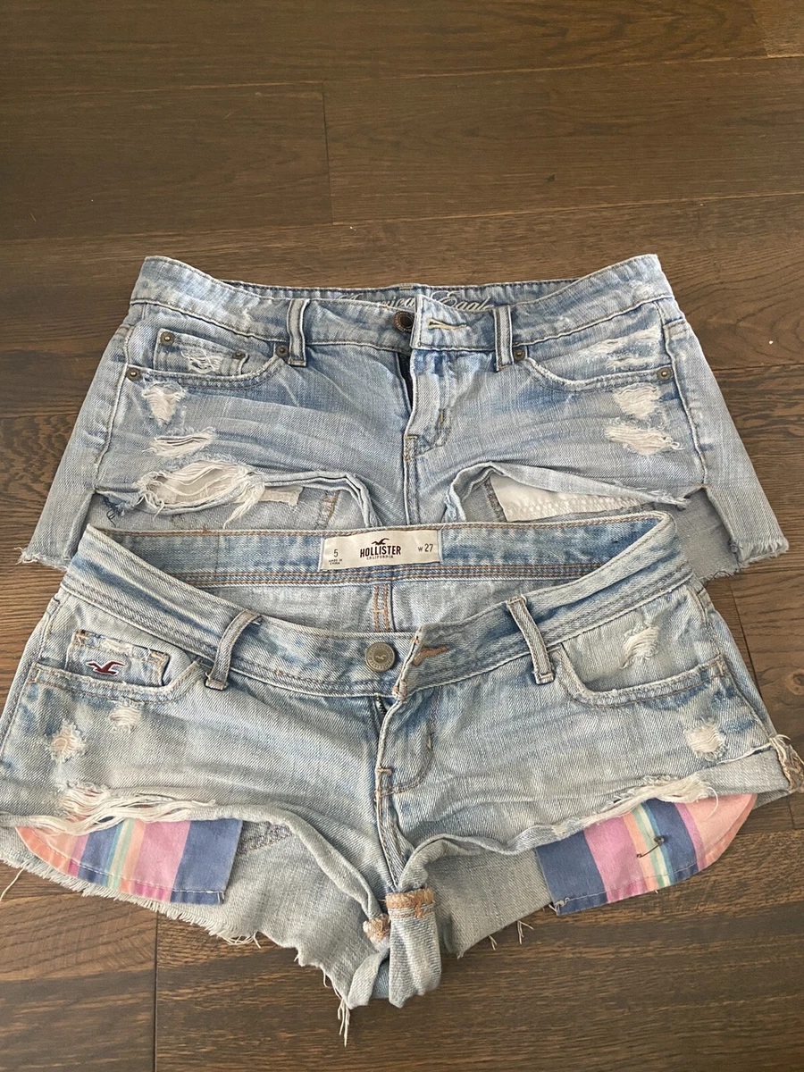 Hollister distressed hotsell shorts