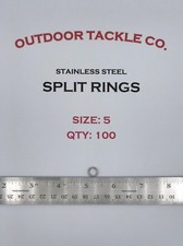 SIZE #5 Split Rings 100 Count Pack Stainless ...