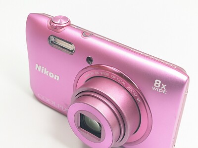 Nikon COOLPIX S3600 20.1MP 8x Wi-Fi Digital Camera From JAPAN