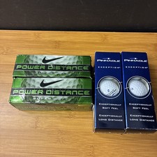 Mixed Lot of Golf Balls 12 Total 6 Pinnacle Exception 6 Nike Precision New