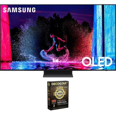 Samsung QN42S90DA 42 Inch OLED 4K Smart TV 2024 Bundle with Deco Gear 2X 4K H...