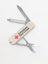 Vintage Victorinox American Red Cross Classic SD Swiss Army Knife - White 58mm