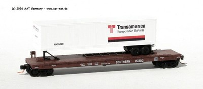 MTL MicroTrains N 64034 - 60´ Flatcar Southern #151300; aga NEW, ohne OVP