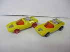 Matchbox Lesney Superfast 2X SF1 Mod Rod- RED & BLACK WHEELS, loose