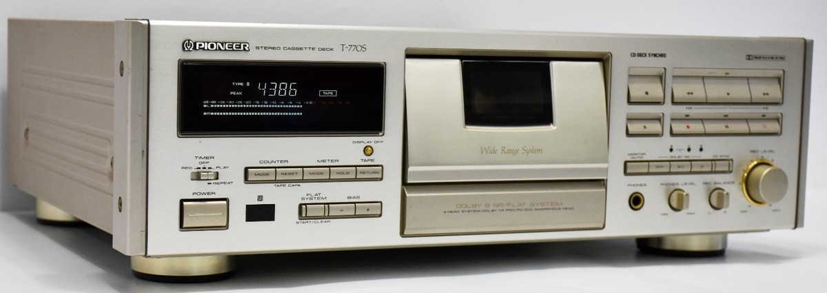 Pioneer t-770s カセットデッキ　3head Pioneer T-770S CT-S920S 3-Head Stereo Cassette Deck | eBay