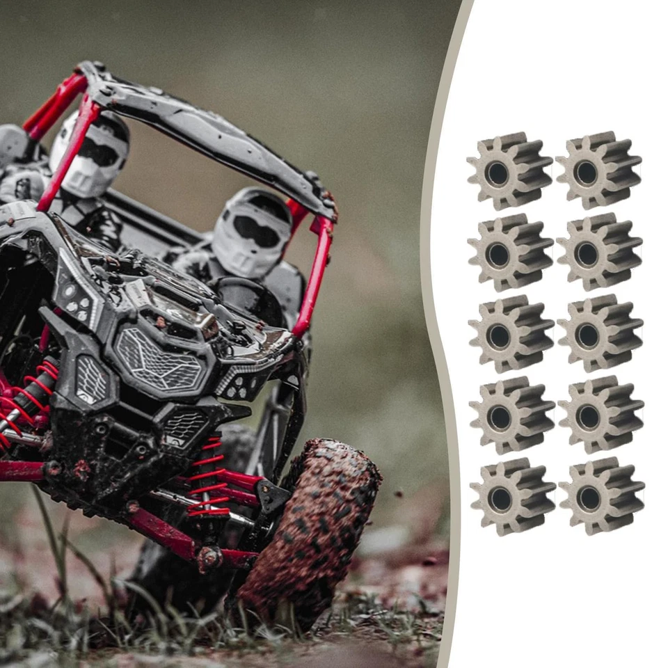 10x RC Motor Pinion Professional RC Model Vehicle Parts for MN82 MN168 1/12 - Image 4 of 4