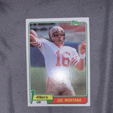 Topps 1981 Football Baseball Trading Card Lot Joe Montana Reggie Jackson