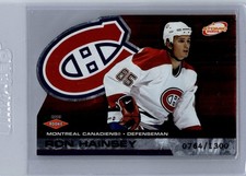 2002-03 Pacific Atomic Ron Hainsey RC 0764/1300 Montreal Canadiens #115