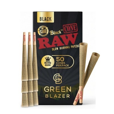 RAW Cones Black King Size: 50 Pack 
