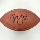 Ronnie Lott autograph signed Official Wilson NFL Game Football 49ers Beckett BAS