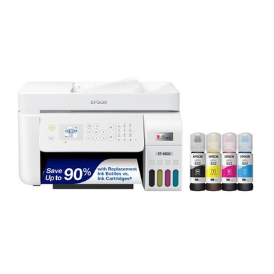 Epson EcoTank ET-4800 Wireless Printer - Certified Refurbished