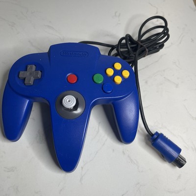Nintendo 64 Blue Controller Official, Authentic, and Functional
