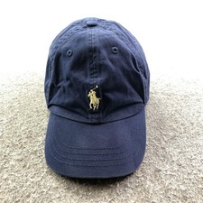Polo Ralph Lauren Hat Cap Strap Back Kids One Size Navy Blue Pony Logo
