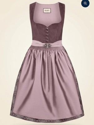 Super Schickes Dirndl von Stockerpoint 44  aubergine