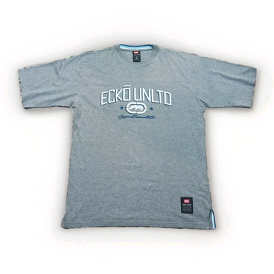 Vintage Ecko Unltd T-Shirt grau Gr. M Rhino Logo Hip Hop Streetwear 90s y2k M