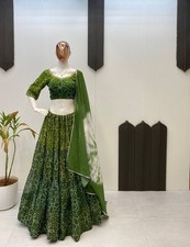 LEHENGA CHOLI INDIAN BOLLYWOOD WEDDING PARTY PAKISTANI WEAR READYMADE