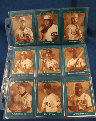 1992 LEAF STUDIO HERITAGE SERIES COMPLETE 14-CARD SET BC-1 to BC-14 / NMT-MT
