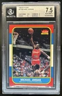 1986-87 Fleer Michael Jordan Rookie RC #57 Bulls BGS 7.5