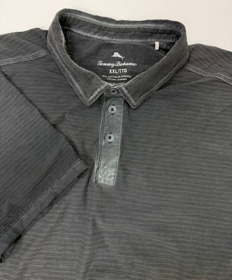 Tommy Bahama Polo Shirt Men XXL Minimal Travel Outdoors Resort Cotton Spandex