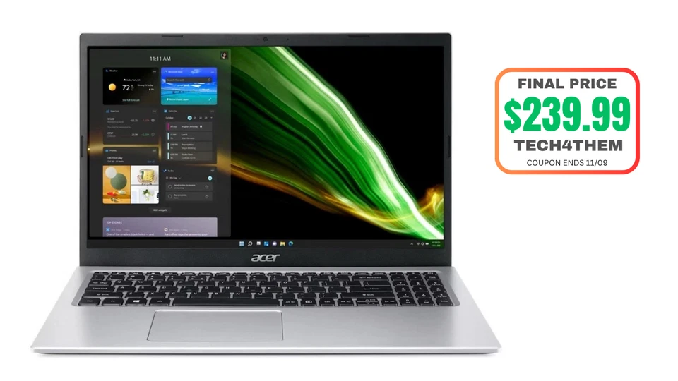 Portátil Acer Aspire 3 15.6" 12GB 512GB SSD Intel i5 2.4GHz Reacondicionado