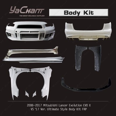 FRP For 08-17 Mitsubishi Lancer Evolution EVO X VS '17 Ver.Ultimate Body Kit