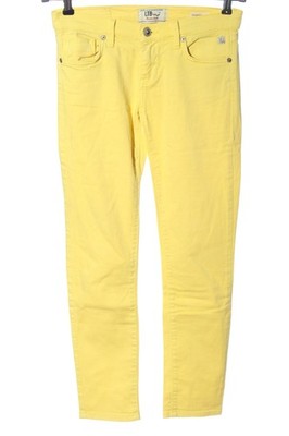 LTB Slim Jeans Damen Jeans Gr. DE 34 blassgelb Casual-Look