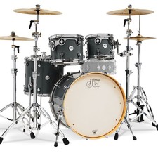 DW Design Series 4-piece Maple Shell Pack, 10/12/16/22, Steel Gray, DDLG2214SG