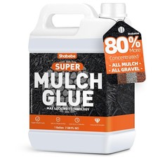 Mulch Glue Landscaping 1Gallon Rock Glue Fast-Dry Non-Toxic Weather-Resistant