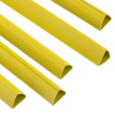 10Pcs Binding Bars, 25mm Binding Bars 220 Sheets Capacity, Yellow